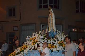 Misa y procesión religiosa en el El Calero de Telde (Foto Francisco Javier Santana)